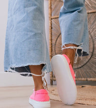 Load image into Gallery viewer, CORKY'S NEON PINK SLIP ON KAYAK 2 SHOES