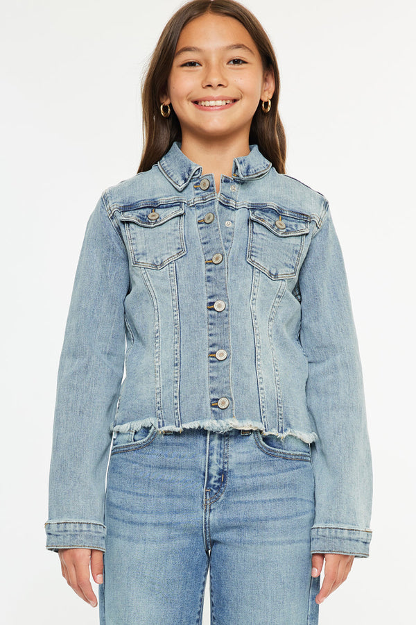 Girls' Denim Jacket - Abby