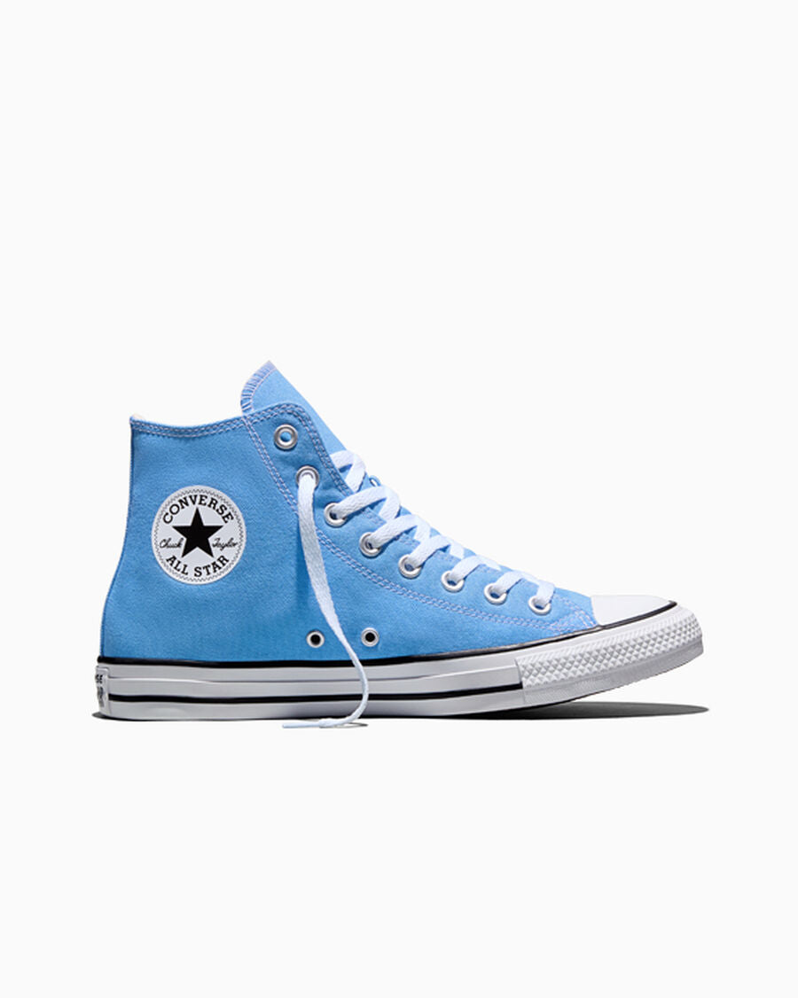 Canvas High-Top Sneaker - Multiple Colors - Lt. Blue