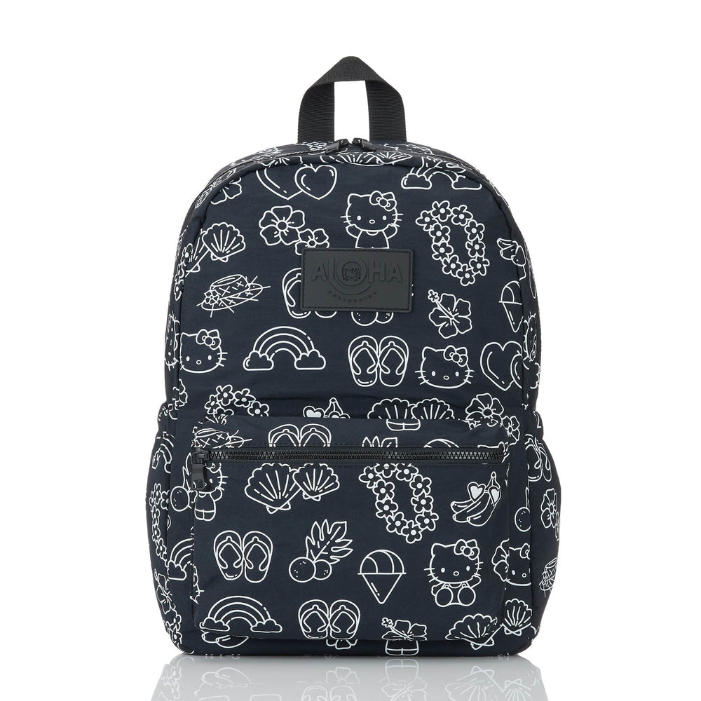 Water-Resistant Laptop Backpack - Tropical Print