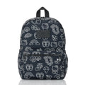 Water-Resistant Laptop Backpack - Tropical Print