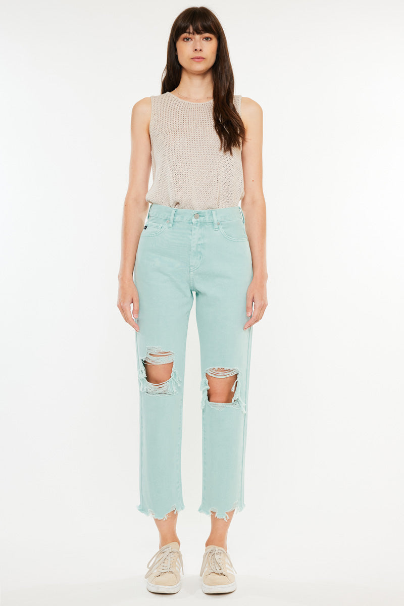 Women's High Rise Mom Jeans - Ariel