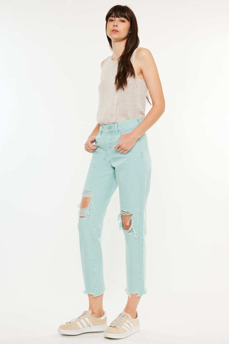 Women's High Rise Mom Jeans - Ariel