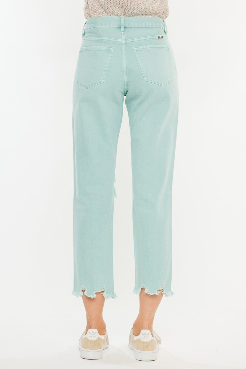 Women's High Rise Mom Jeans - Ariel