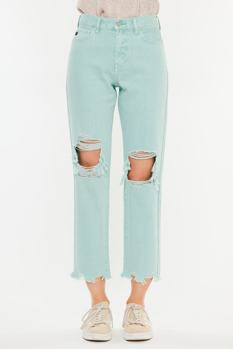 Women's High Rise Mom Jeans - Ariel