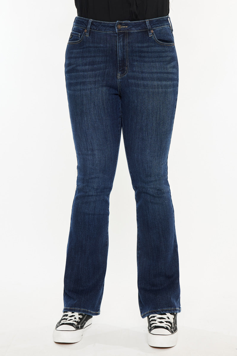 Women's Plus Size High Rise Bootcut Jeans - Ami