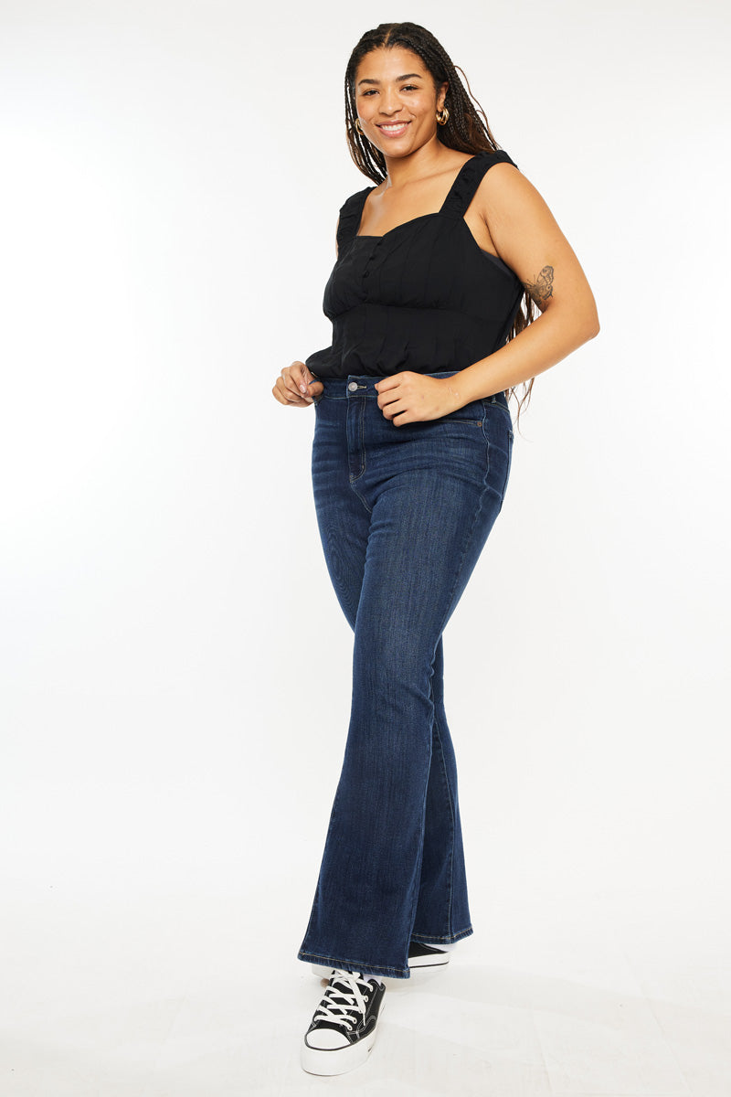 Women's Plus Size High Rise Bootcut Jeans - Ami