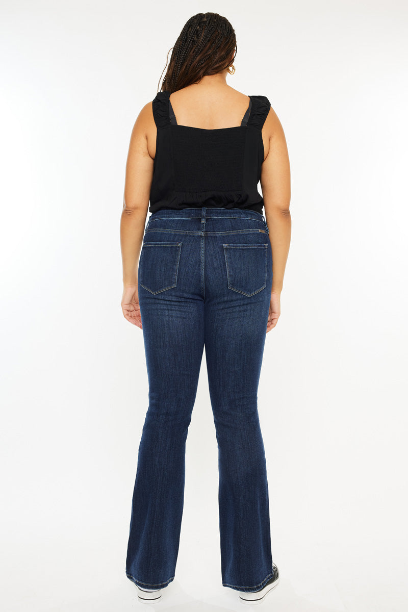 Women's Plus Size High Rise Bootcut Jeans - Ami