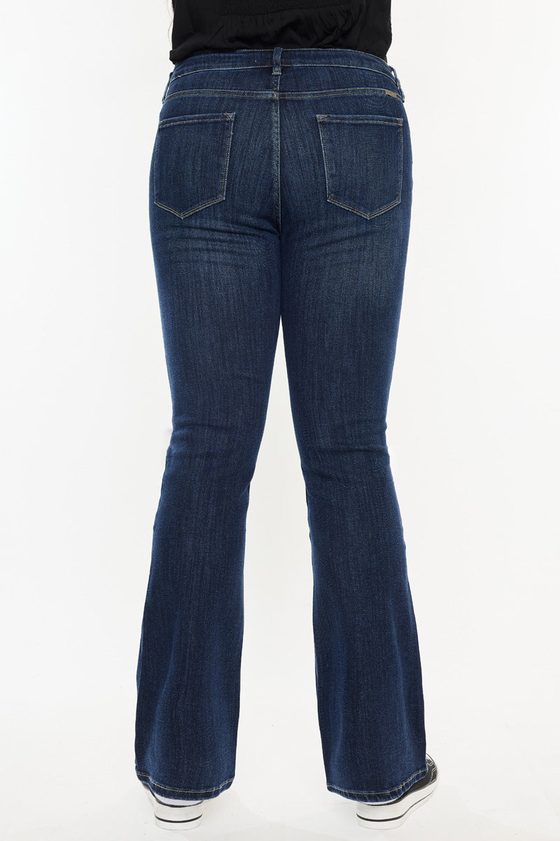 Women's Plus Size High Rise Bootcut Jeans - Ami