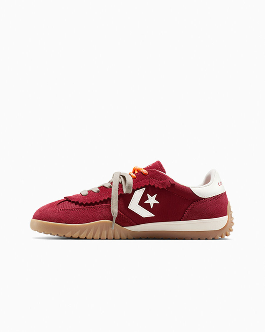 Nylon Suede Low Top Sneaker - Multi Lace