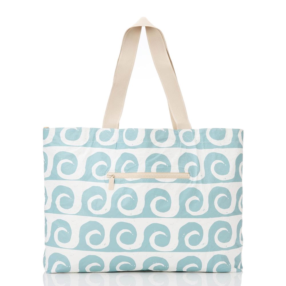 Reversible Nylon Tote - Floral