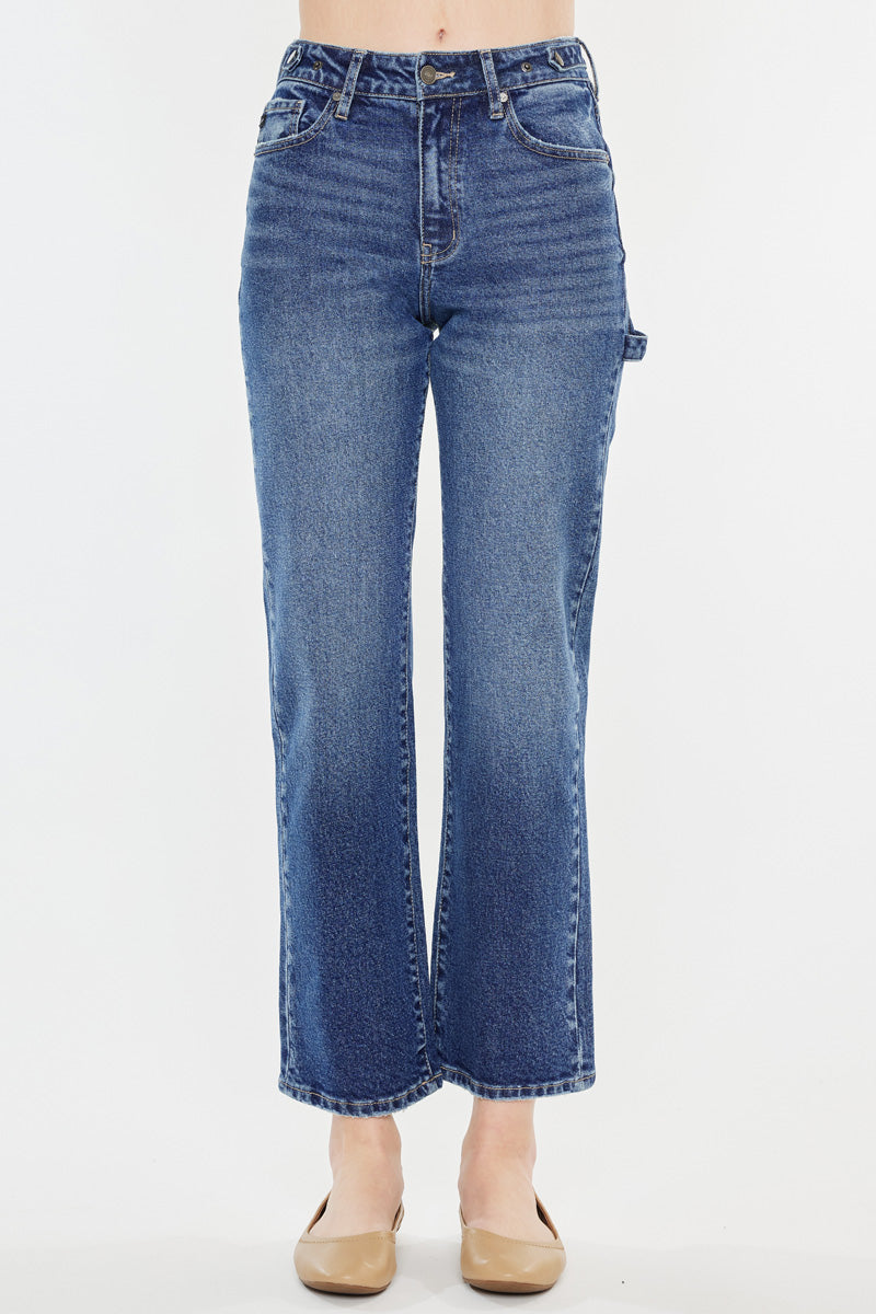Women's High Rise True Straight Jeans - Ashley