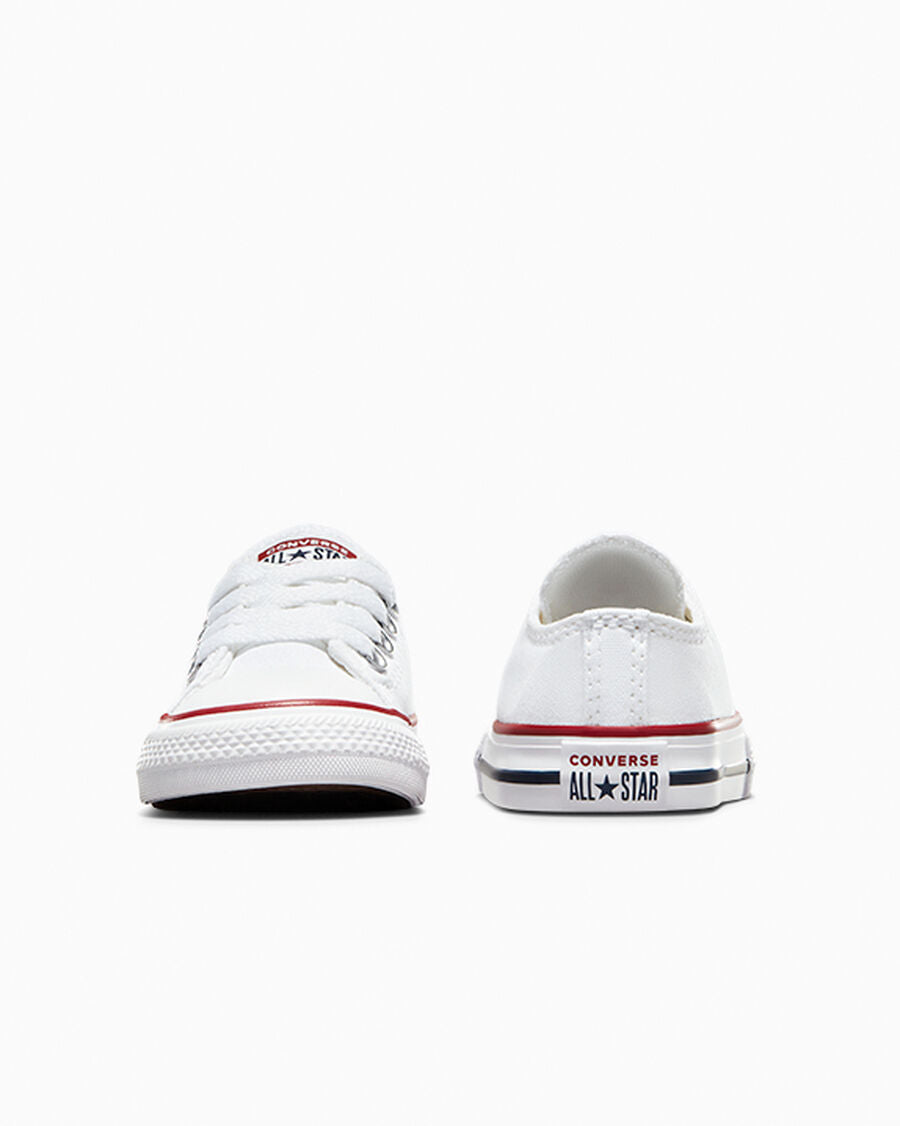 Canvas Low Top Sneaker - Black - Optical White
