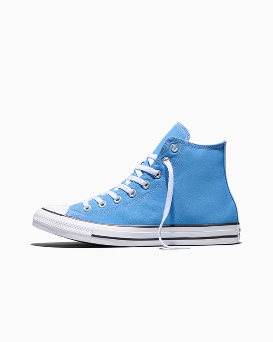 Canvas High-Top Sneaker - Multiple Colors - Lt. Blue