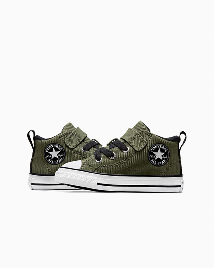 Toddler Canvas Strap Mid Top Shoe