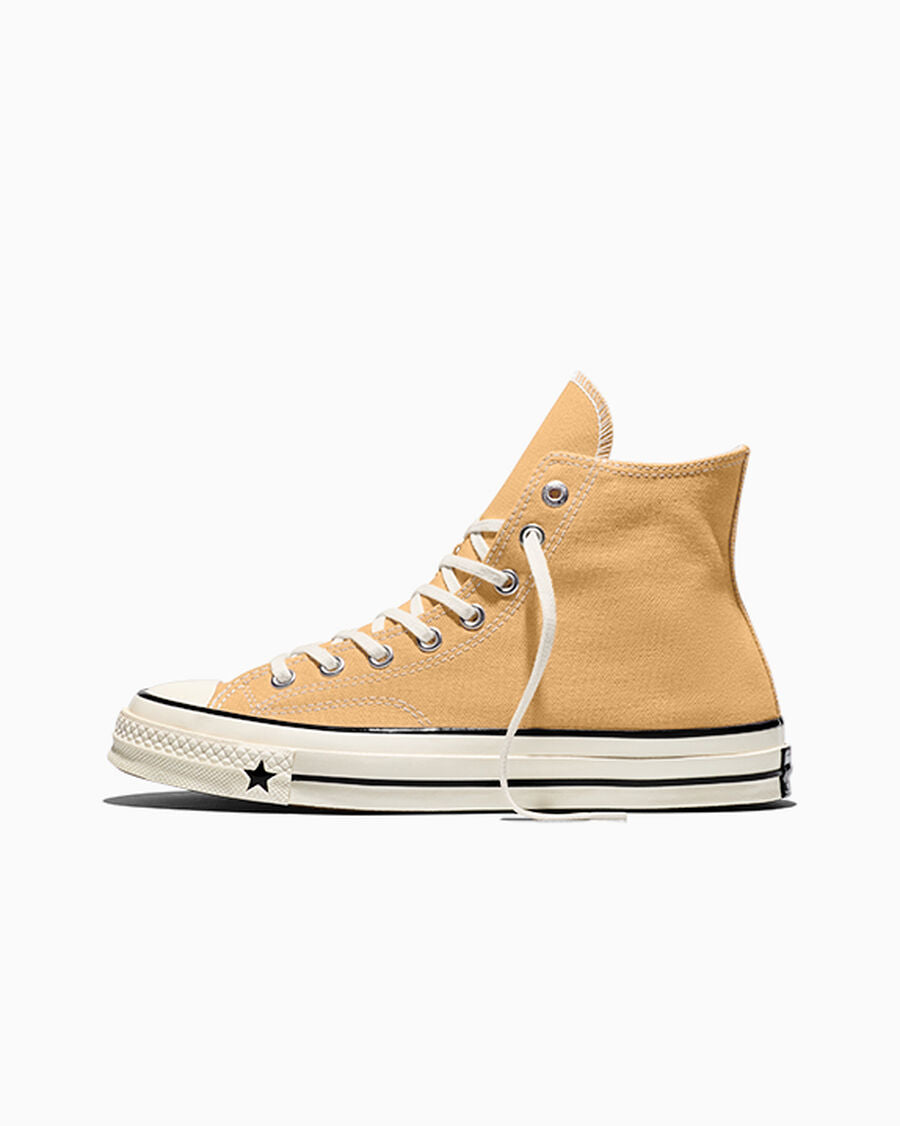 Unisex Heavyweight Canvas High-Top Sneaker - Melon Dramatic/Egret/Black