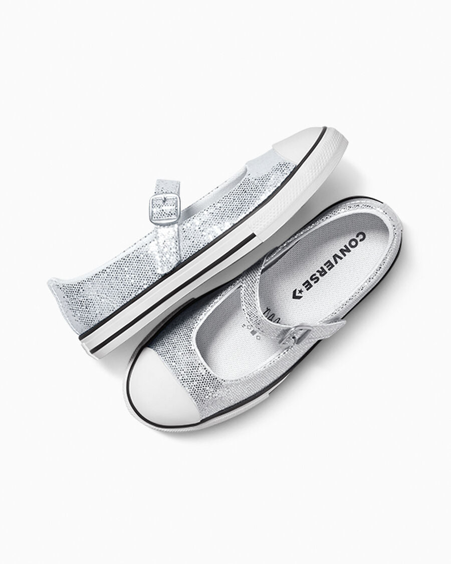 Glitter Easy-On Mary Jane Kids Shoe