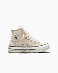 Kids Paisley Canvas Platform High Top Sneaker