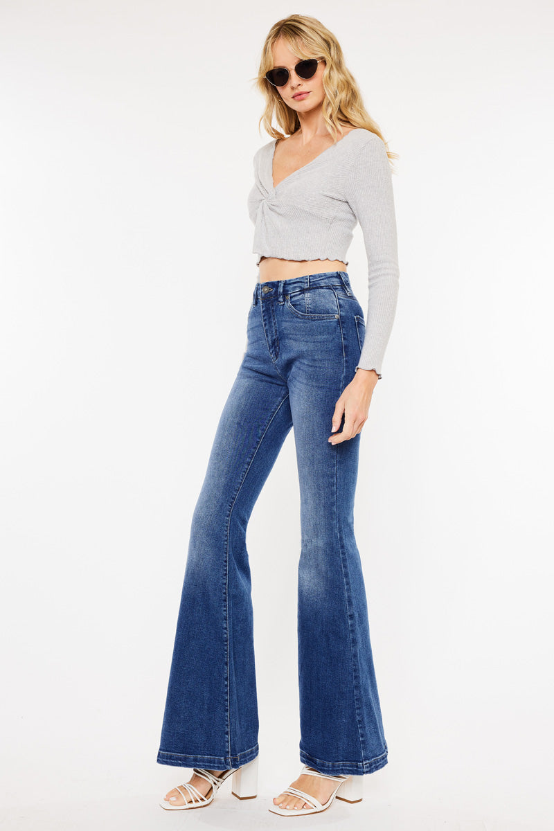 Women's High Rise Super Flare Jeans - Arizona