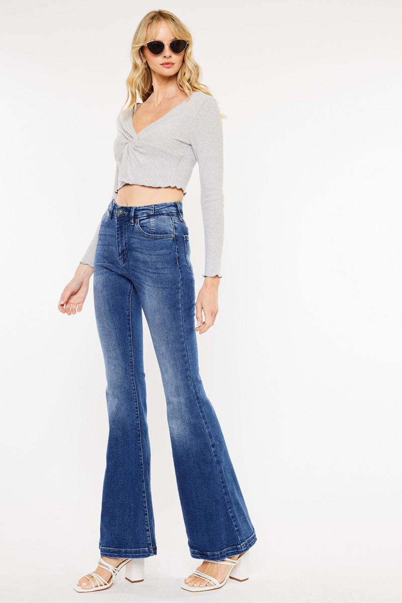 Women's High Rise Super Flare Jeans - Arizona