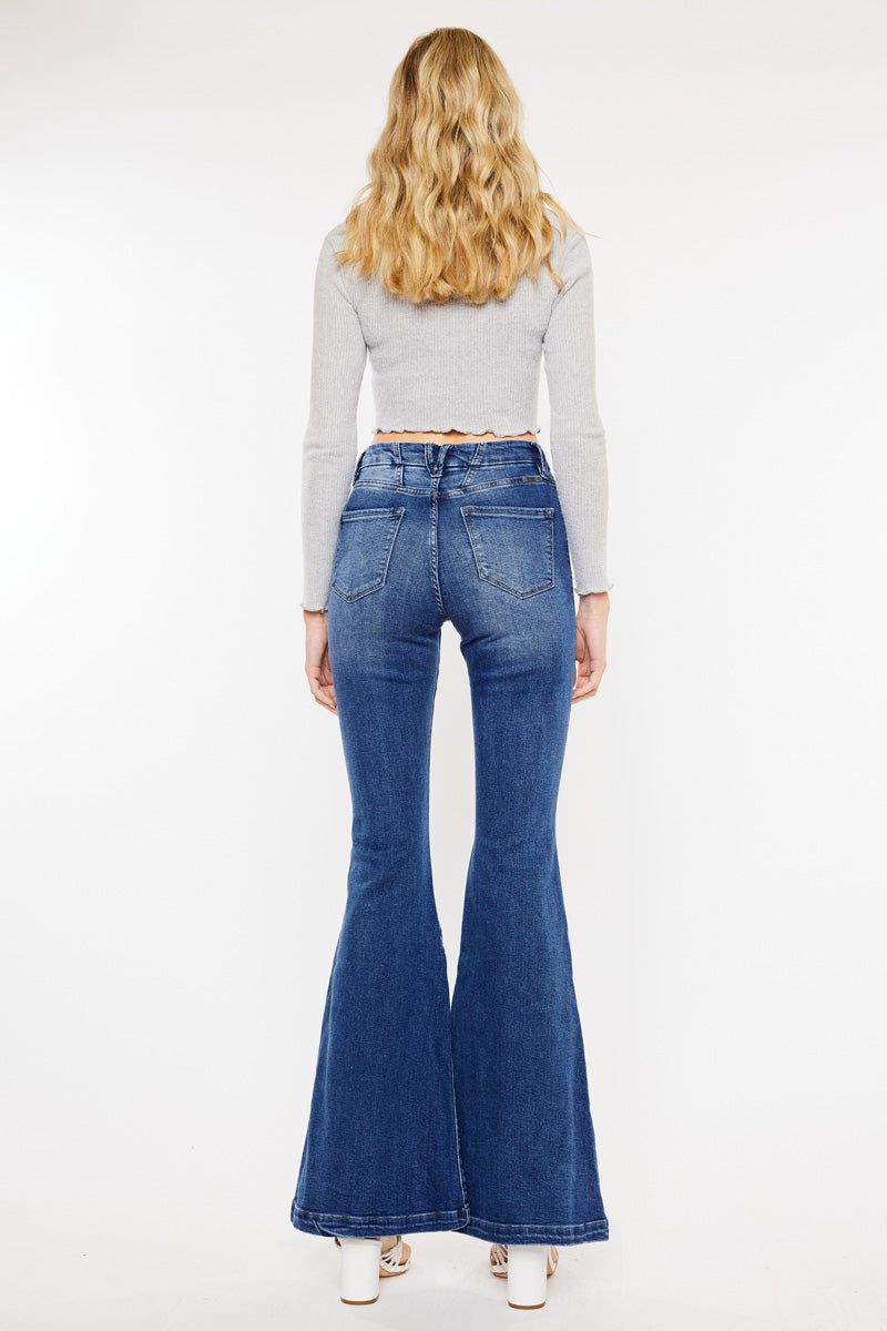 Women's High Rise Super Flare Jeans - Arizona