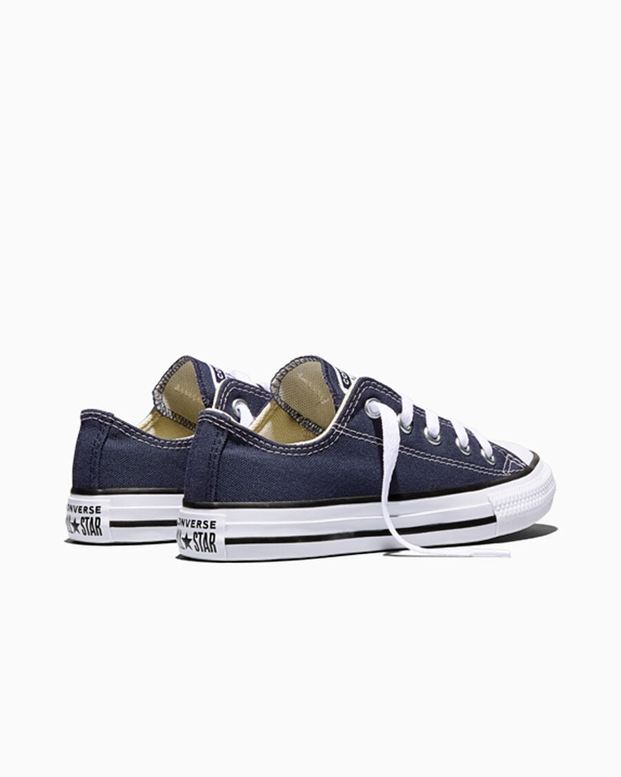 Kids Canvas Low-Top Sneaker - Multiple Colors - Navy