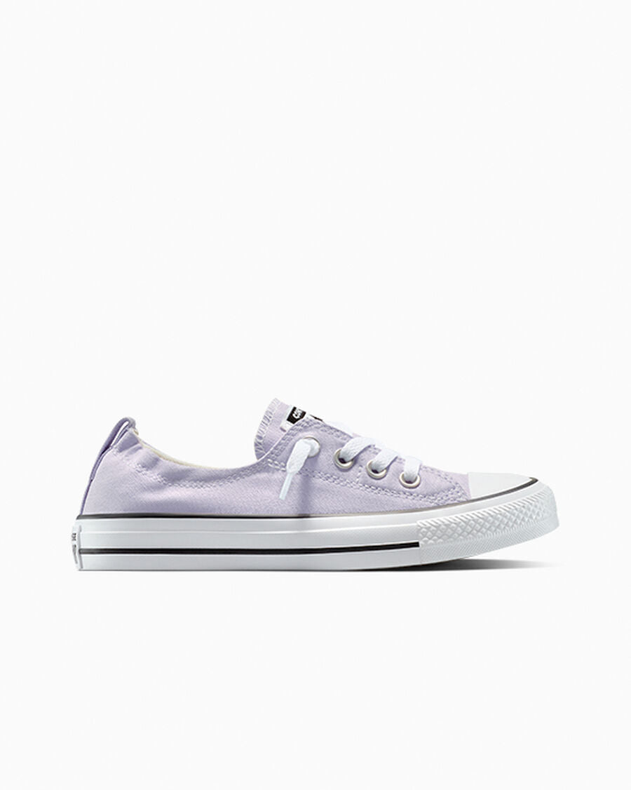 Canvas Slip-On Low Top Sneaker - Black - Pale Amethyst/White/Black