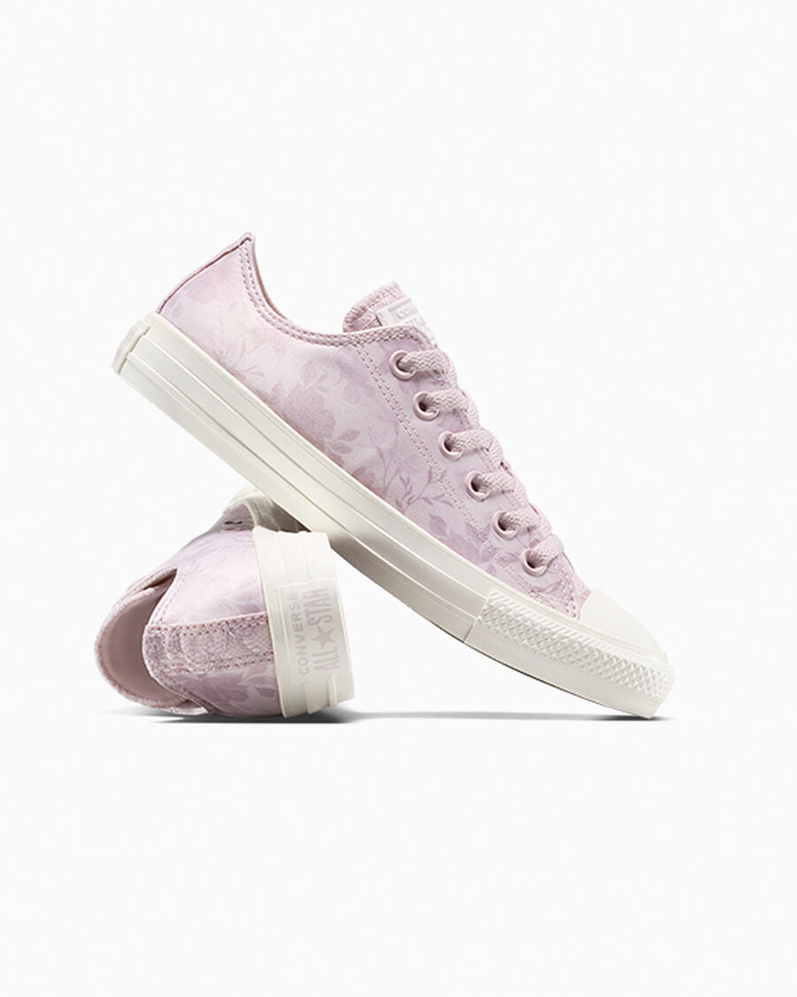 Floral Satin Low Top Sneaker