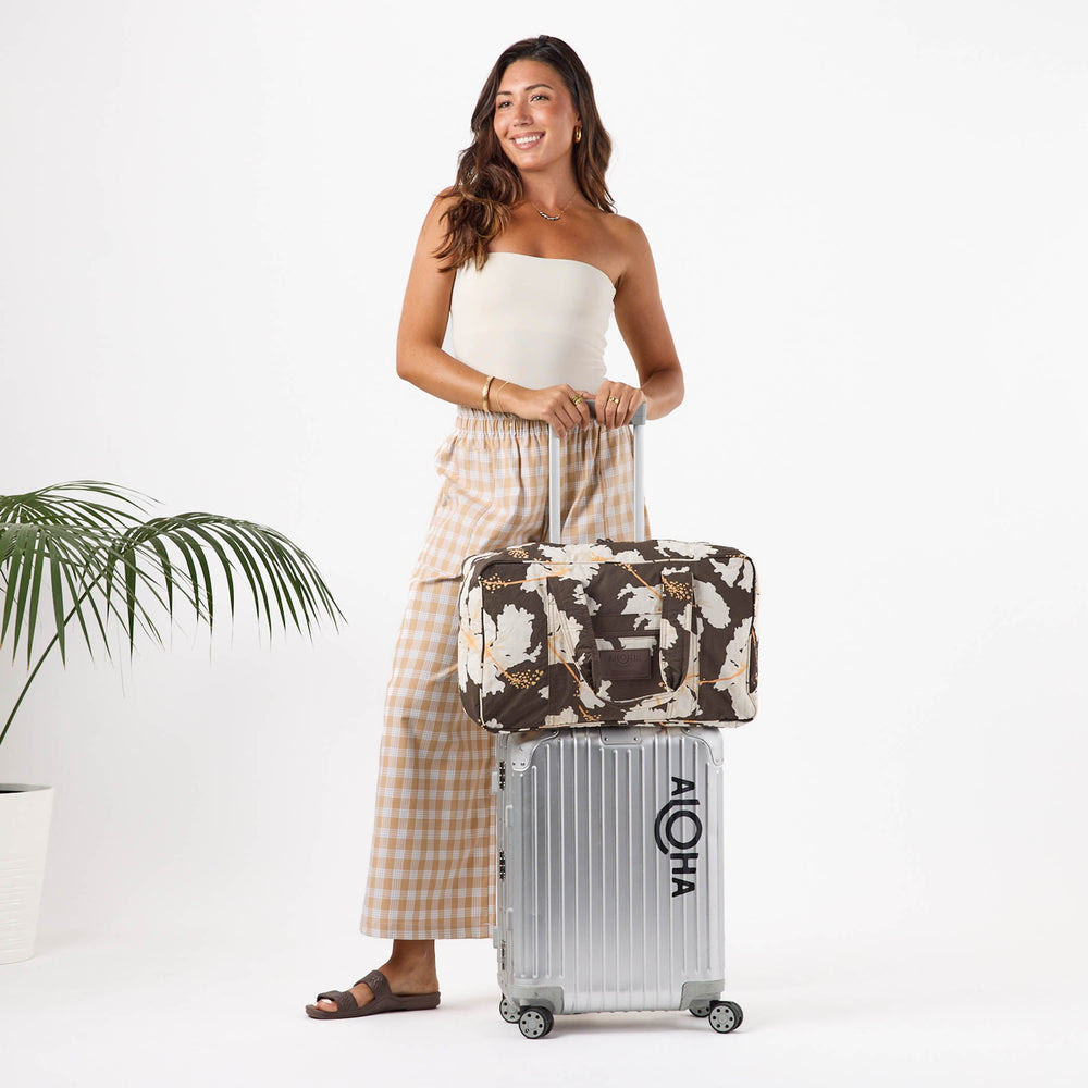 Ripstop Nylon Weekender Bag - Floral