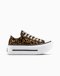 Canvas Platform Low Top Sneaker - Leopard