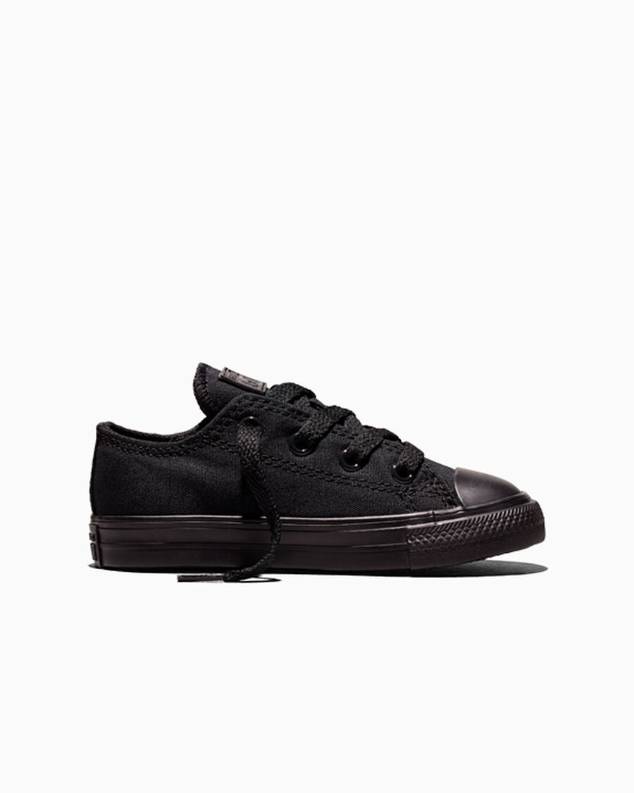 Canvas Low Top Sneaker - Black - Black Monochrome