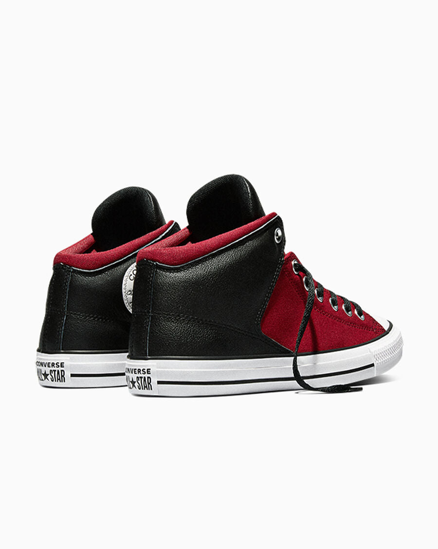 Color-Block Canvas Mid Top Sneaker