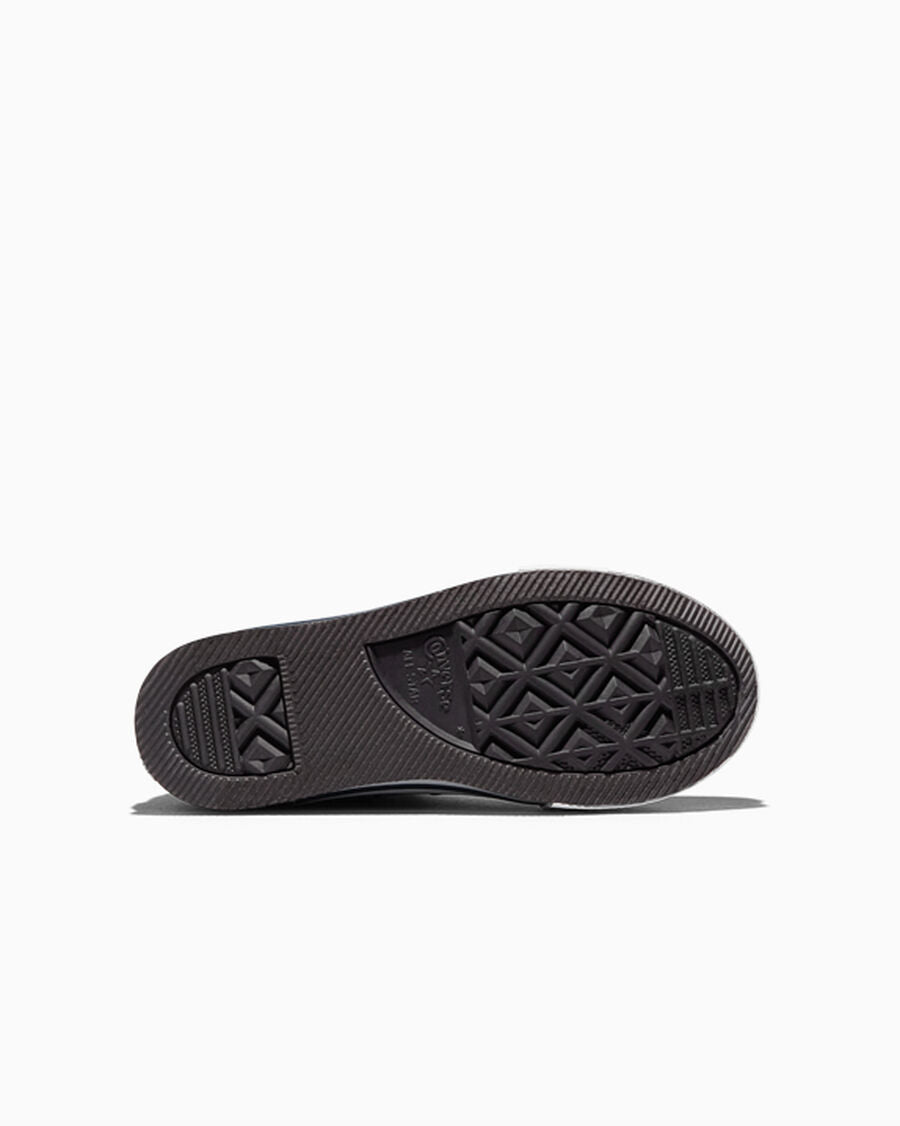Kids Canvas Platform High Top Sneaker - Black - White/Garnet/Navy