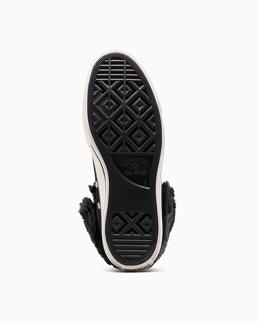 Women's Platform Suede Fold-Over High-Top