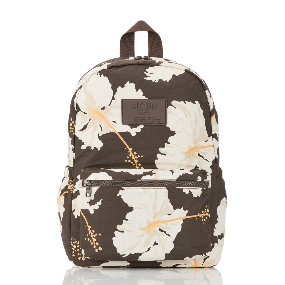 Ripstop Nylon Laptop Backpack - Floral