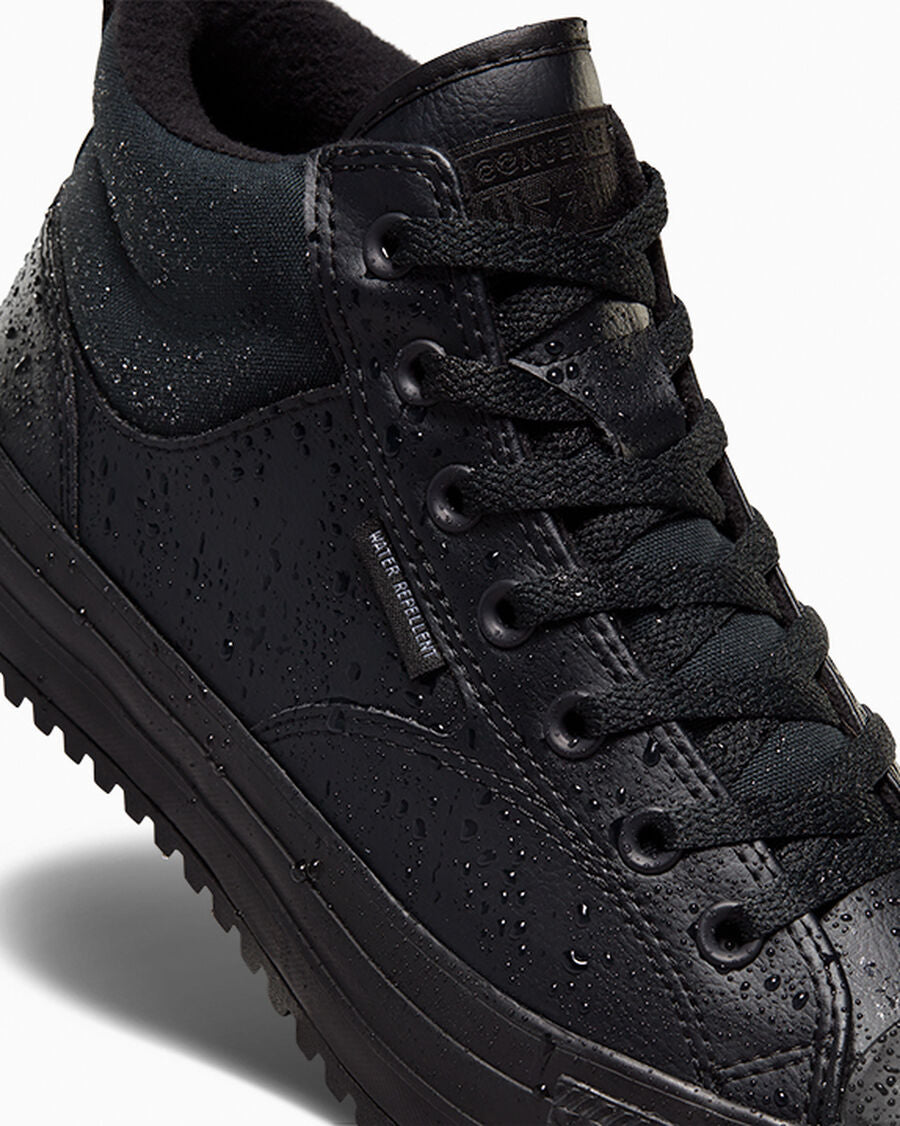 Water-Repellent Mid-Top Boot - Black/Black/Black
