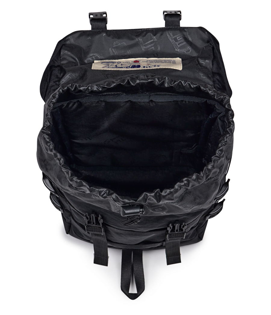 Recycled Nylon Mini Backpack - Smokey Grit