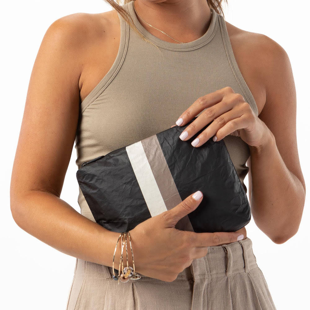 Small Zip Pouch - Stripe
