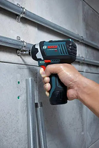 BOSCH 12V Max Cordless Drill/Driver And Impact Driver Combo Kit With 2 Batteries, Charger And Case - CLPK22-120