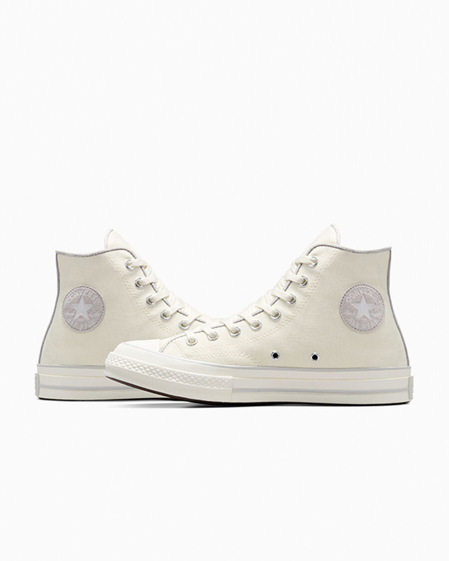 Canvas And Cotton High-Top Sneaker