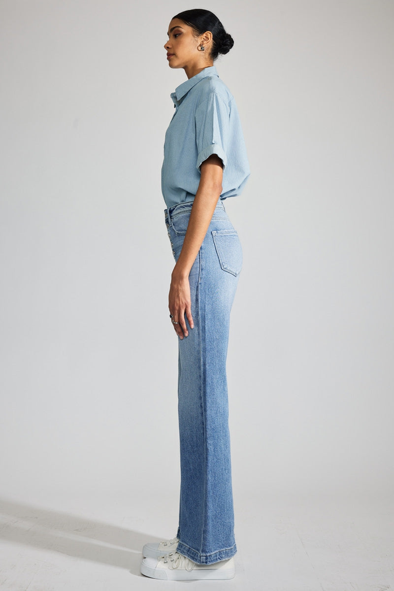 Women's High Rise Holly Flare Jeans - Aisha