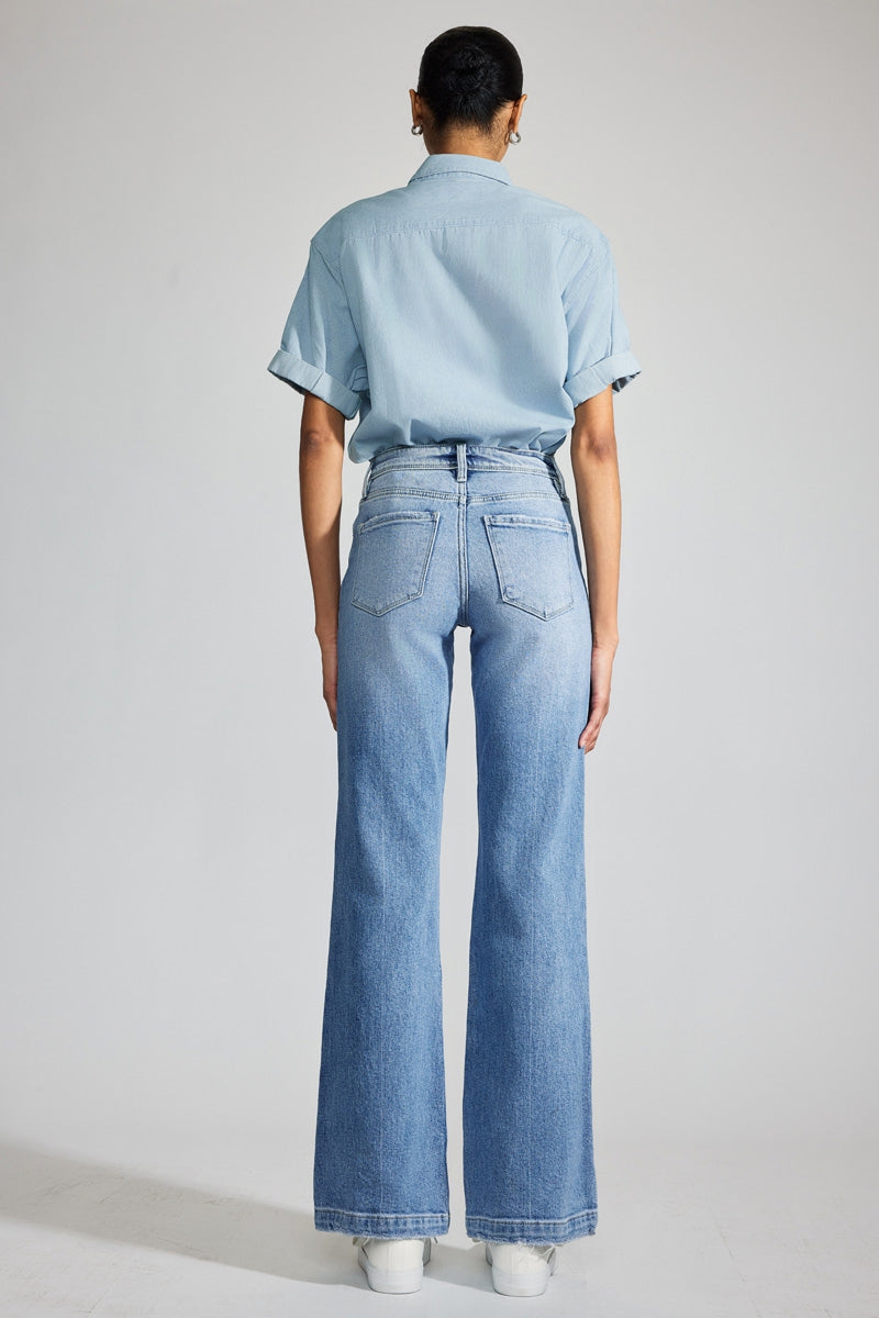 Women's High Rise Holly Flare Jeans - Aisha