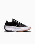 Canvas Platform Low Top Sneaker - Black - Black/White/Gum