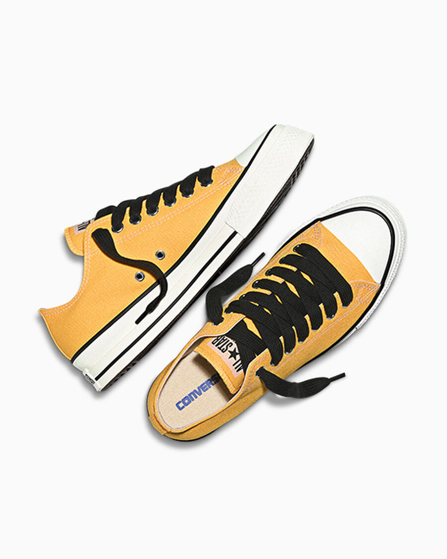 Canvas Low-Top Sneaker - Gold Palm - Gold Palm/Vintage White/Black