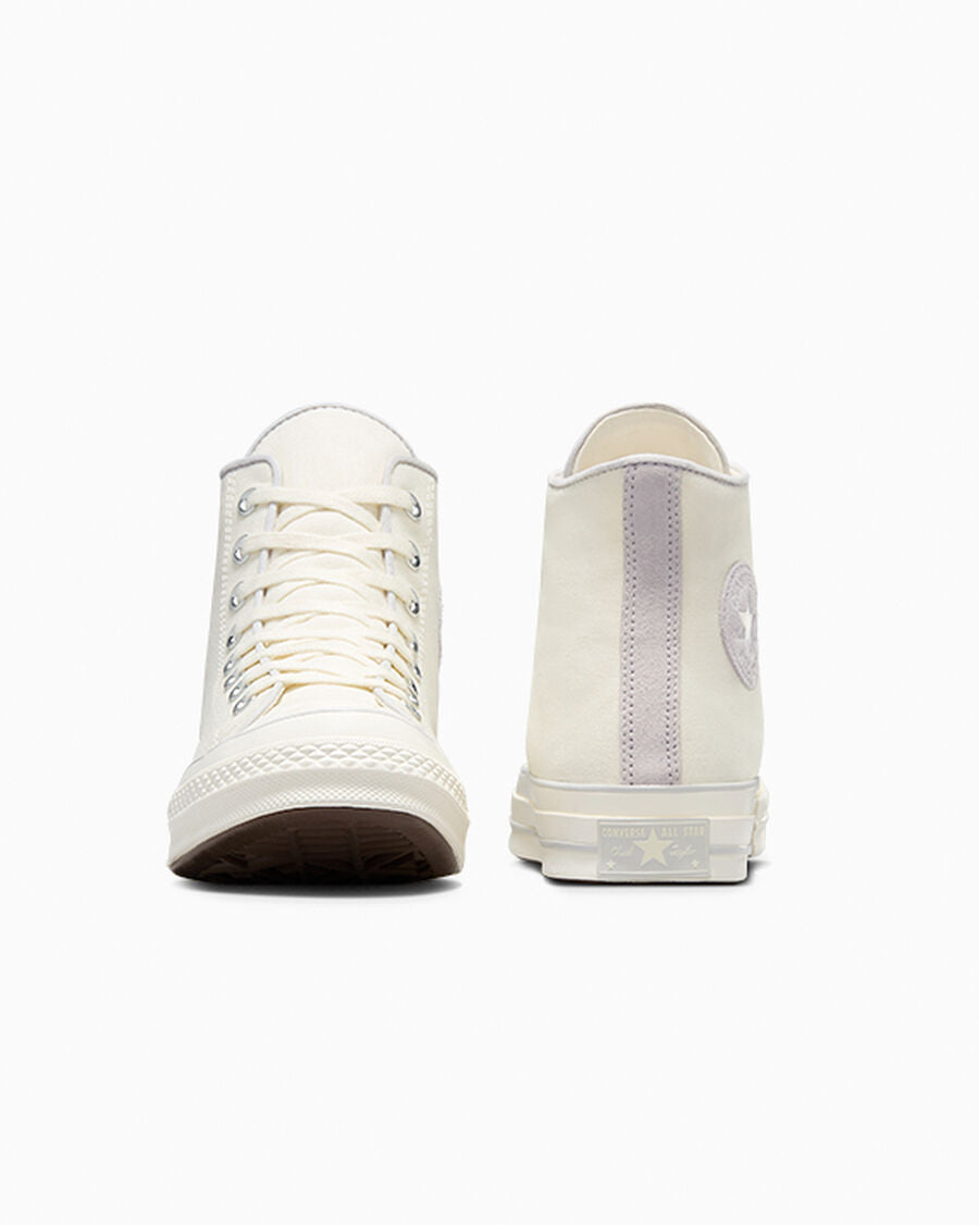 Canvas And Cotton High-Top Sneaker