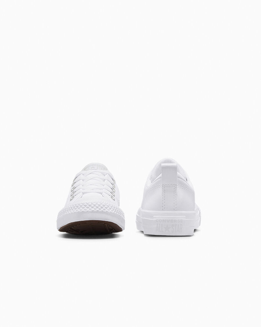 Leather Padded Low Top Kids Sneaker