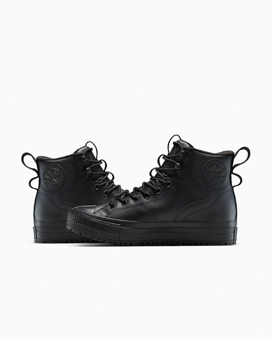 Water-Repellent High Top Hiker Boot - Black/Black/Black