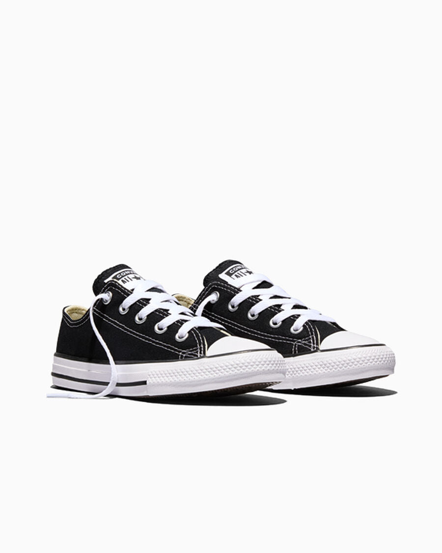 Kids Canvas Low-Top Sneaker - Multiple Colors - Black