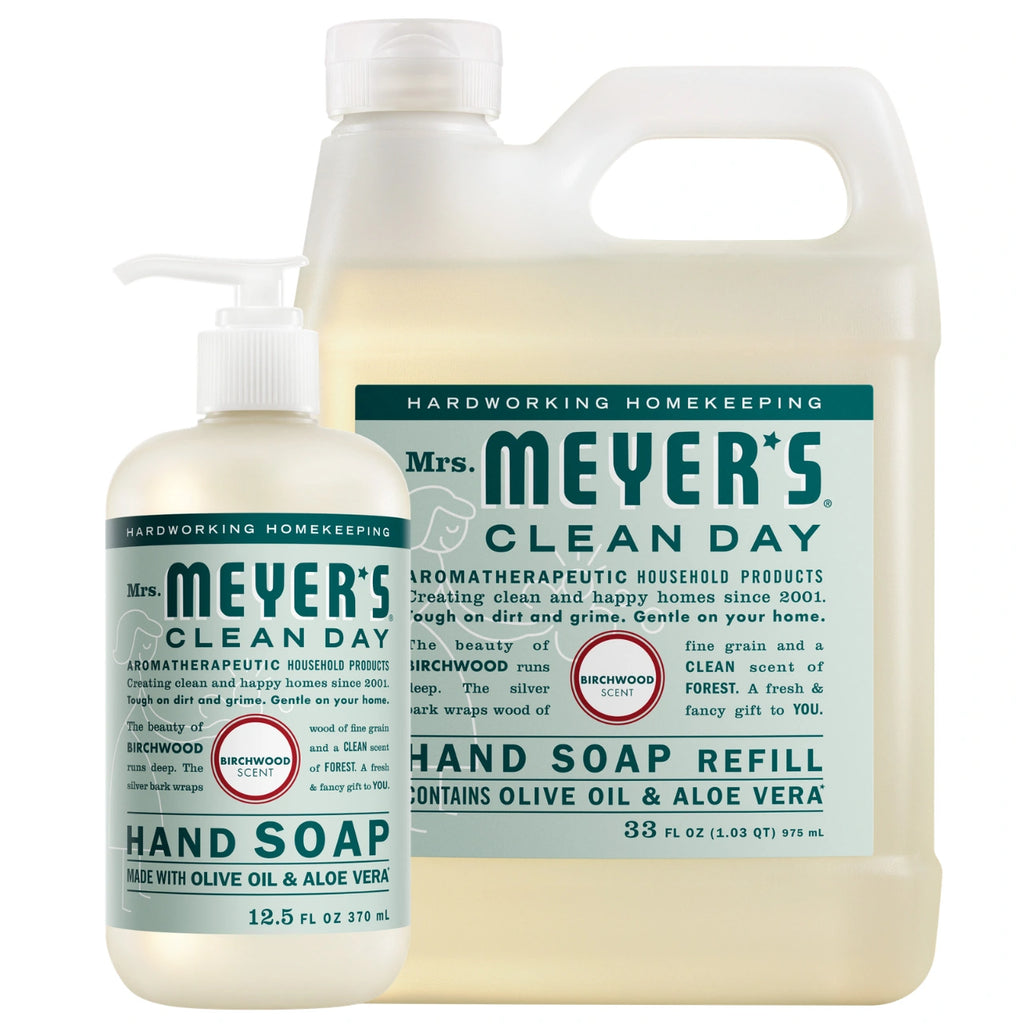 Liquid Hand Soap & Refill Set - Birchwood