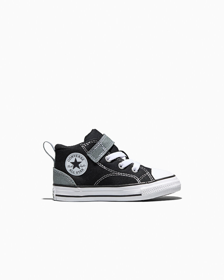 Toddler Canvas Strap Mid Top Sneaker
